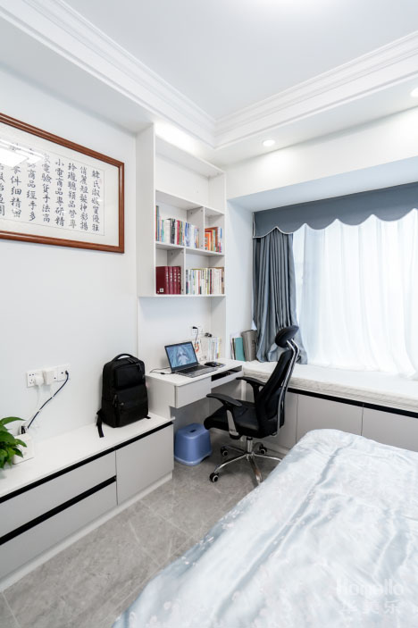 134㎡四居室，新中式與現代風結合，這樣的生活方便又美好